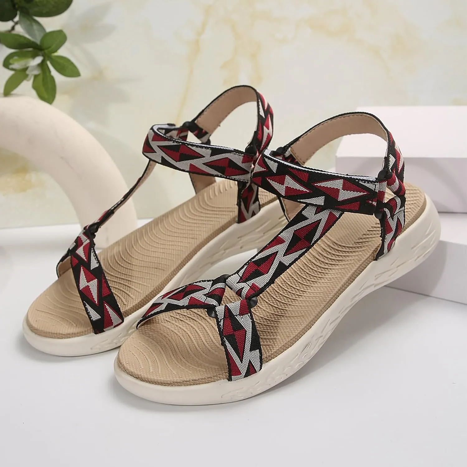 Womens Sandals 2025 Sport Sandals Outdoor Hiking Sandals with Arch-Support Hiking Water Sandals