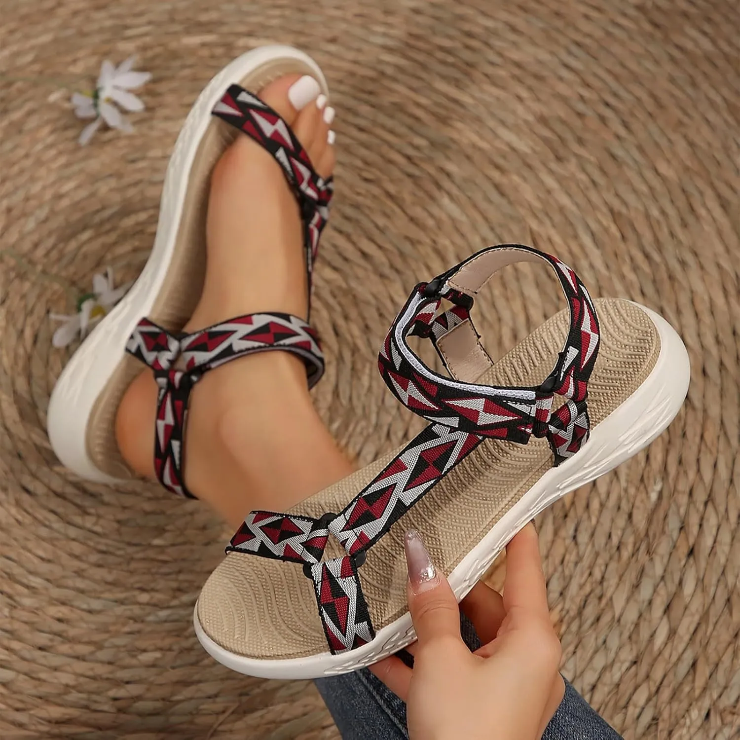 Womens Sandals 2025 Sport Sandals Outdoor Hiking Sandals with Arch-Support Hiking Water Sandals