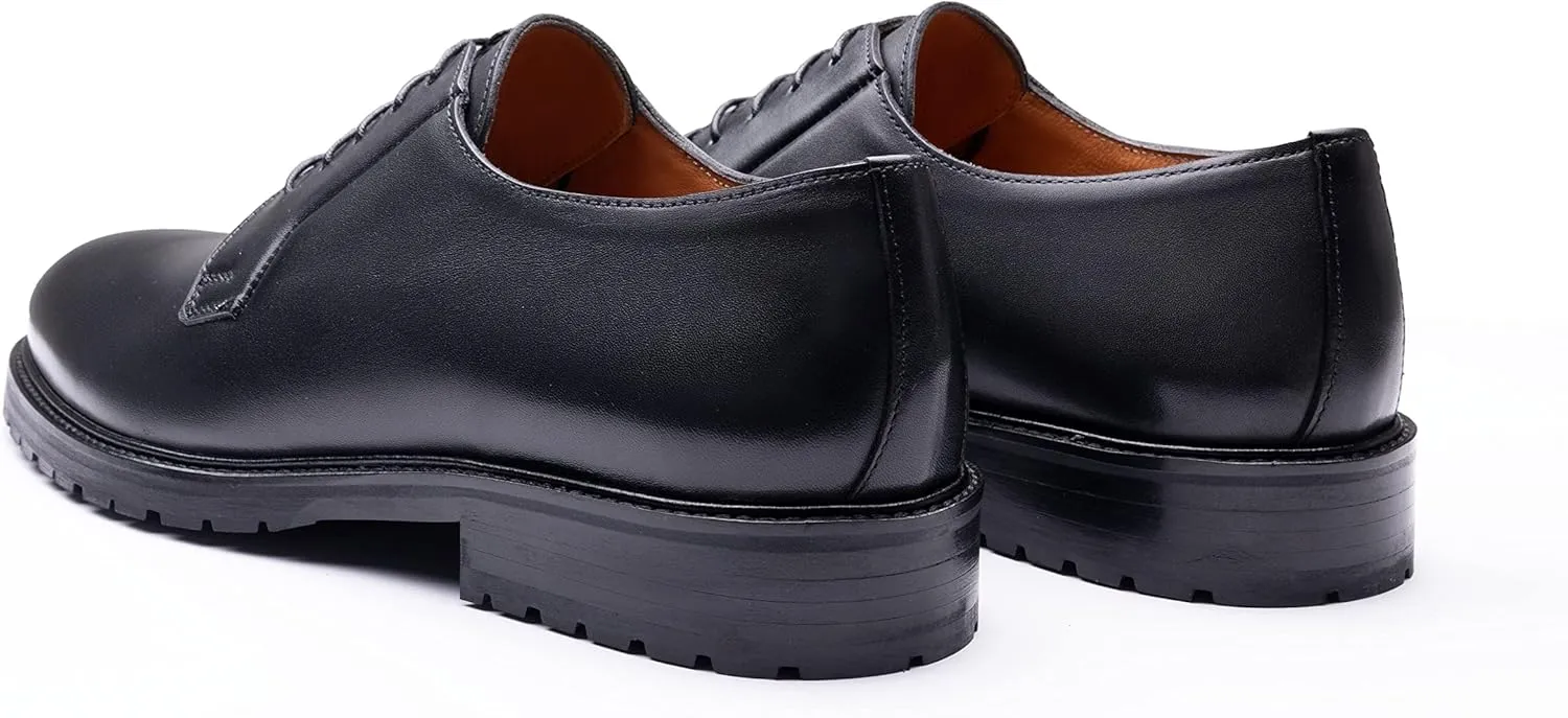 X6800-EK Classic Style Oxford Lace Up Formal Genuine Leather Shoes for Men - Derby Brogues