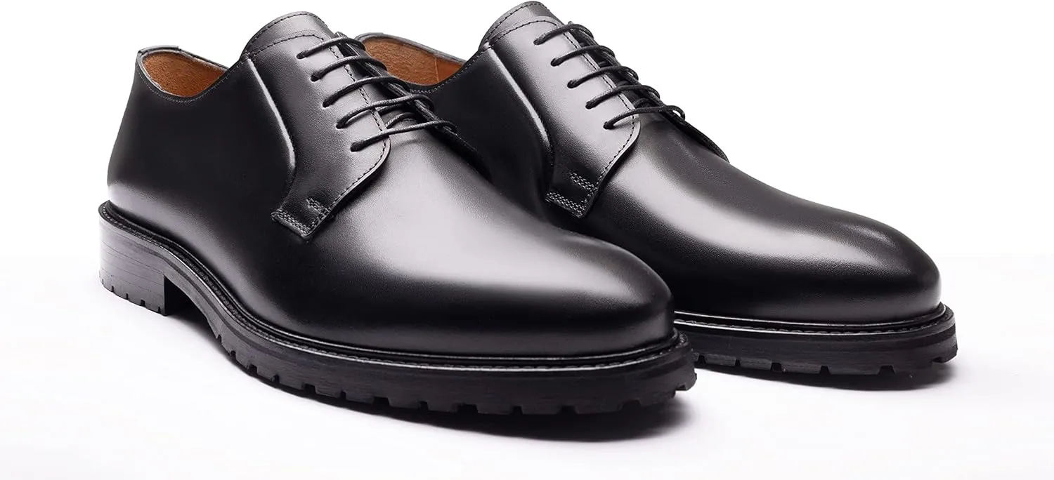 X6800-EK Classic Style Oxford Lace Up Formal Genuine Leather Shoes for Men - Derby Brogues