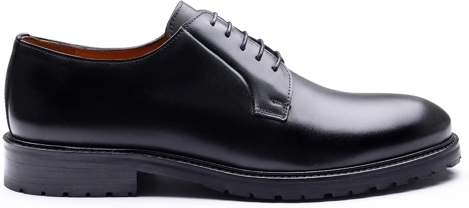 X6800-EK Classic Style Oxford Lace Up Formal Genuine Leather Shoes for Men - Derby Brogues